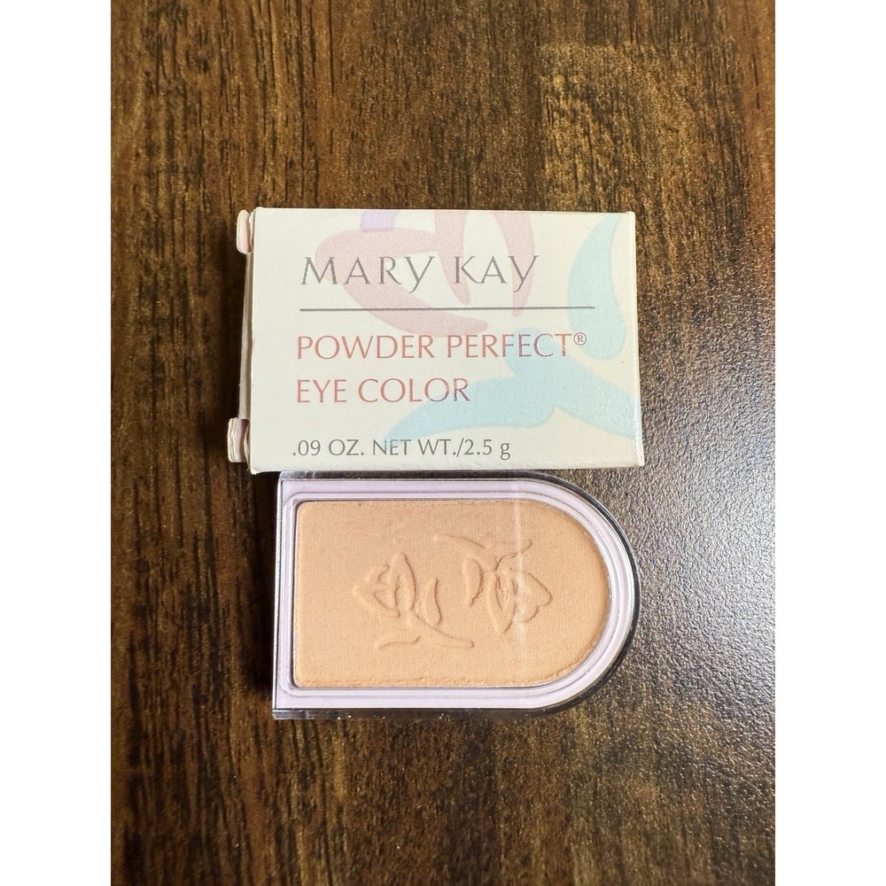 MARY KAY Powder Perfect Eye Color .09 oz NEW IN BOX  Honey Glaze #5946 NOS